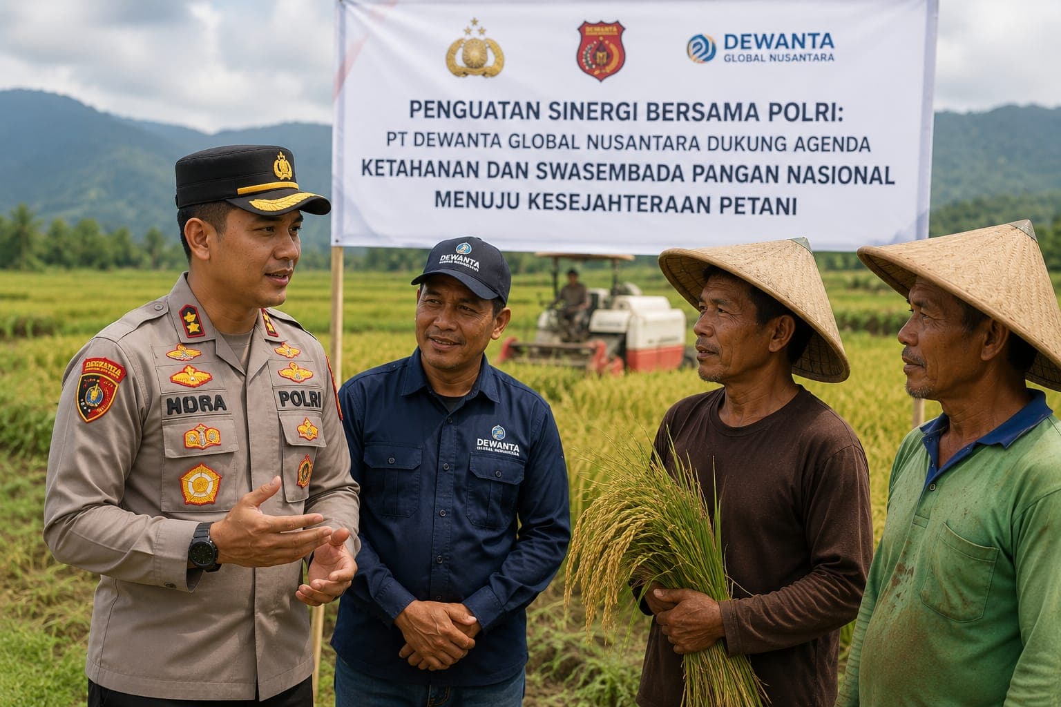 Menilik Kolaborasi Strategis PT Dewanta Global Nusantara dan Polri dalam Mengawal Ketahanan Pangan Nasional