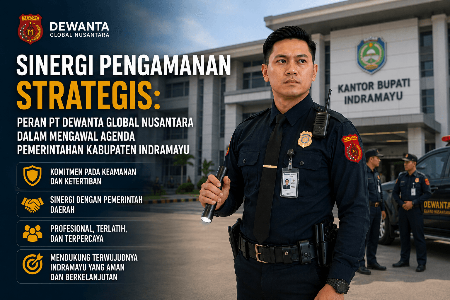 Sinergi Pengamanan Strategis: Peran PT Dewanta Global Nusantara dalam Mengawal Agenda Pemerintahan Kabupaten Indramayu