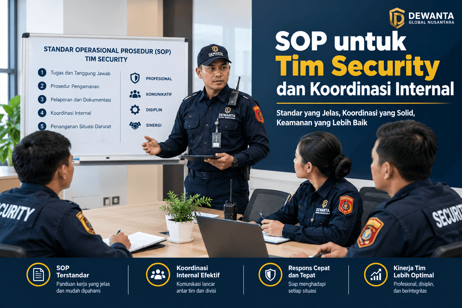 Penanganan Kejadian Darurat: SOP untuk Tim Security dan Koordinasi Internal